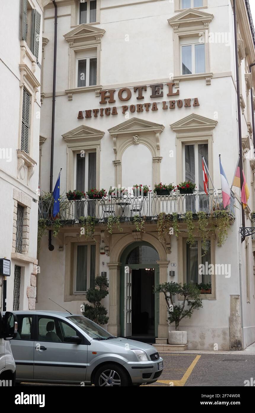 Hotel Antica Porta Leona in Verona, Italy Stock Photo - Alamy