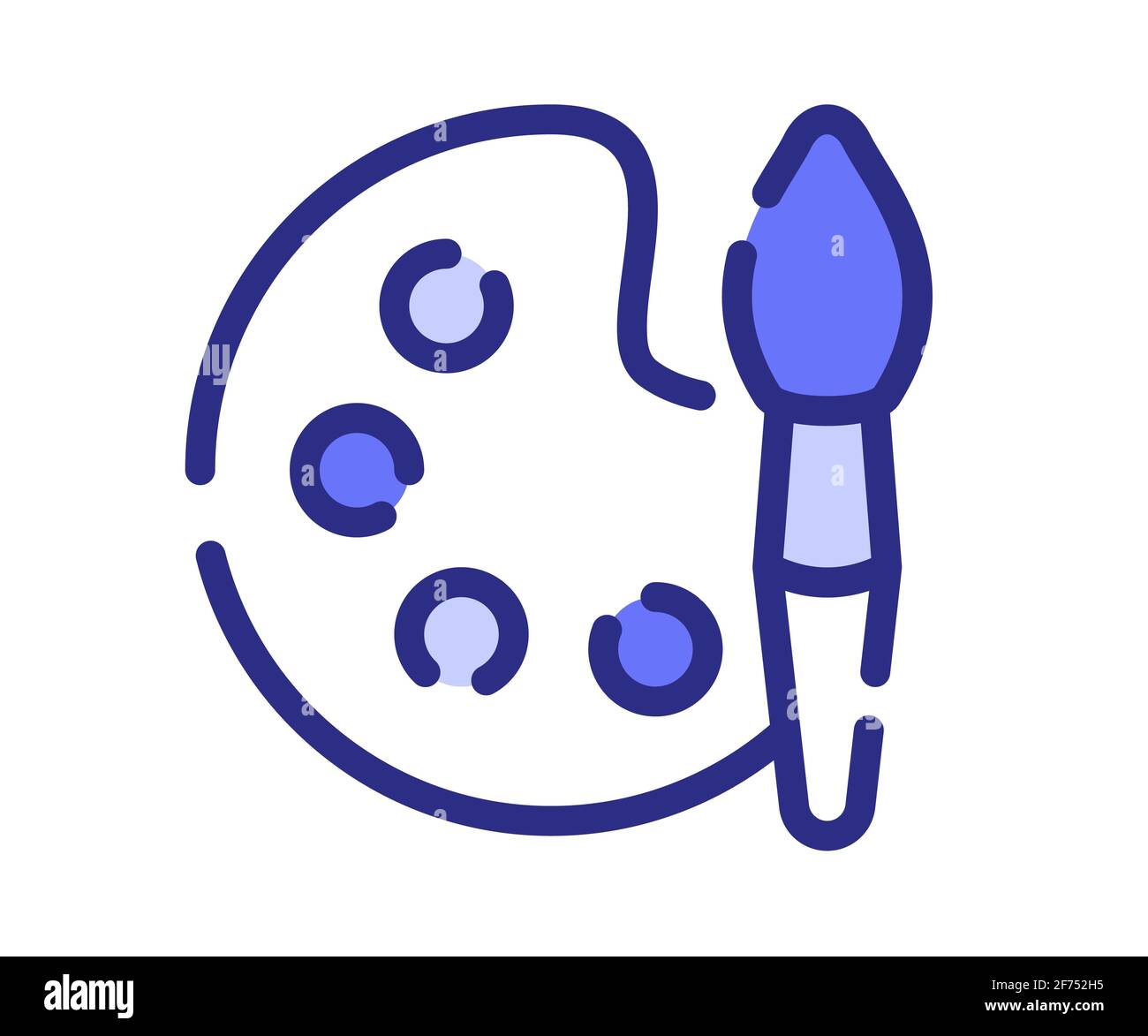 art drawing painting single isolated icon with dash or dashed purple ...