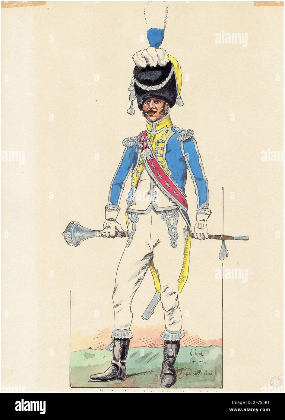 CBG 1er Empire. Musique des Grenadiers à... - Lot 188