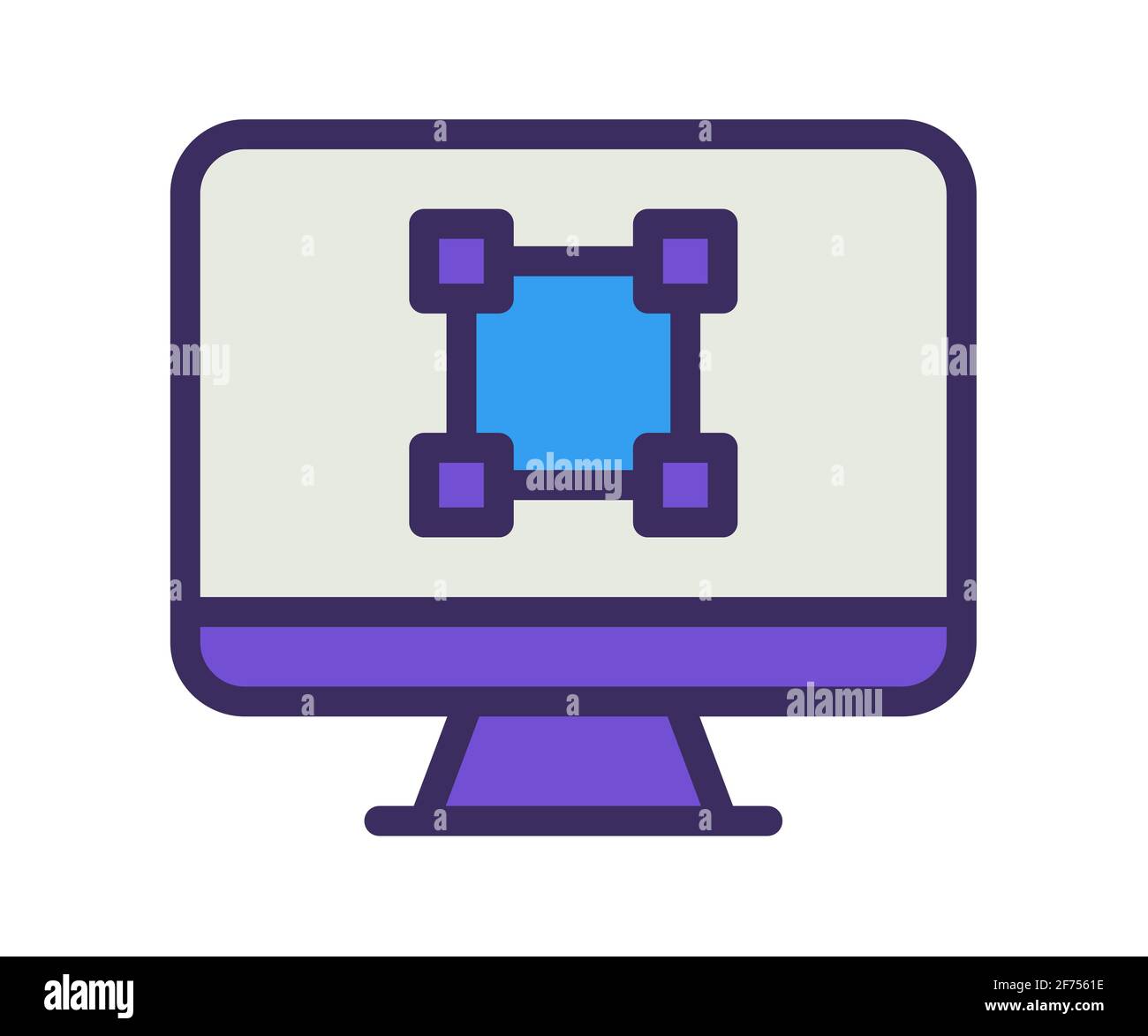 computer graphic tool single isolated icon with filled outline line ...