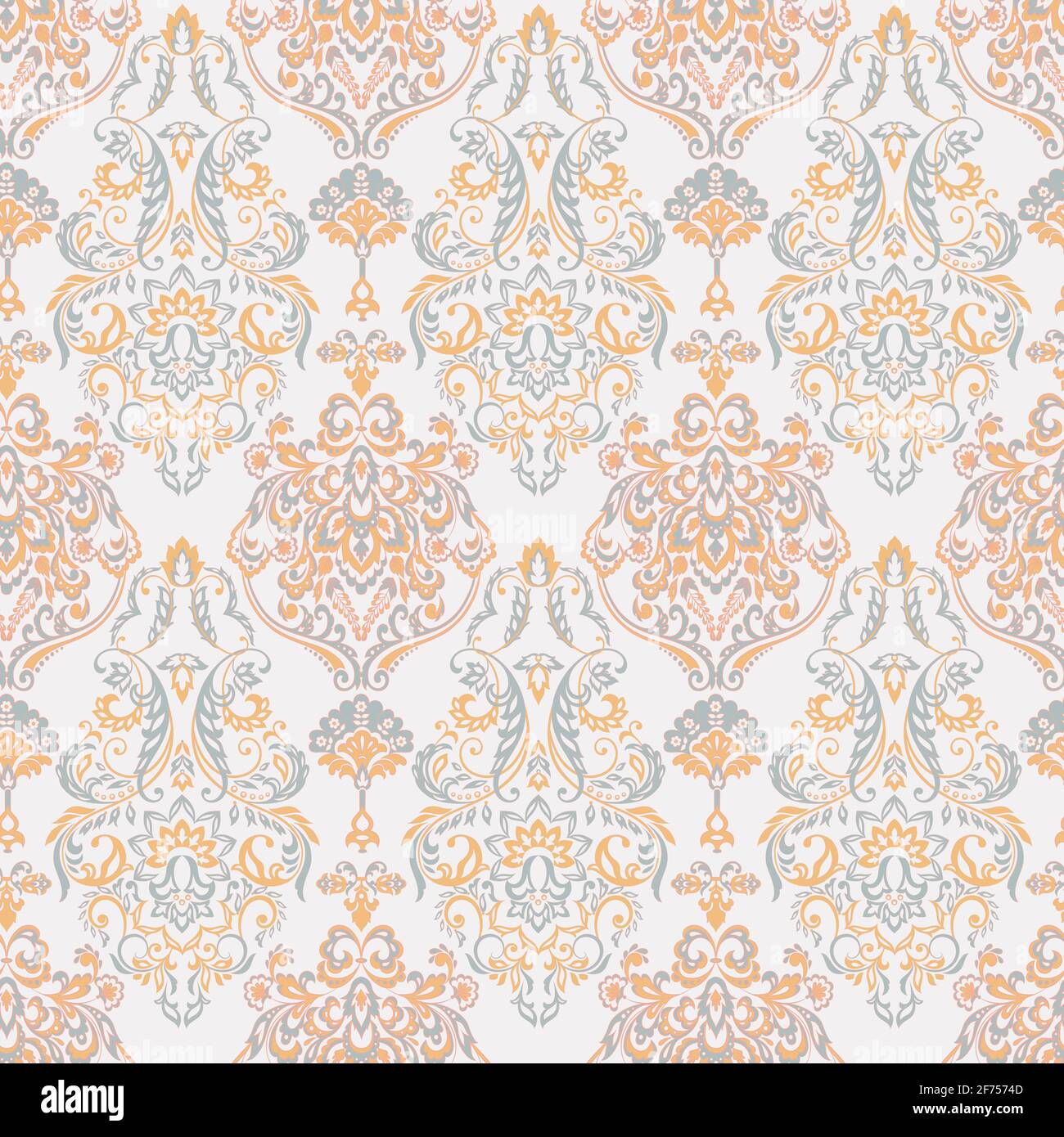 Seamless Floral vintage wallpaper. Vector background Stock Vector Image ...