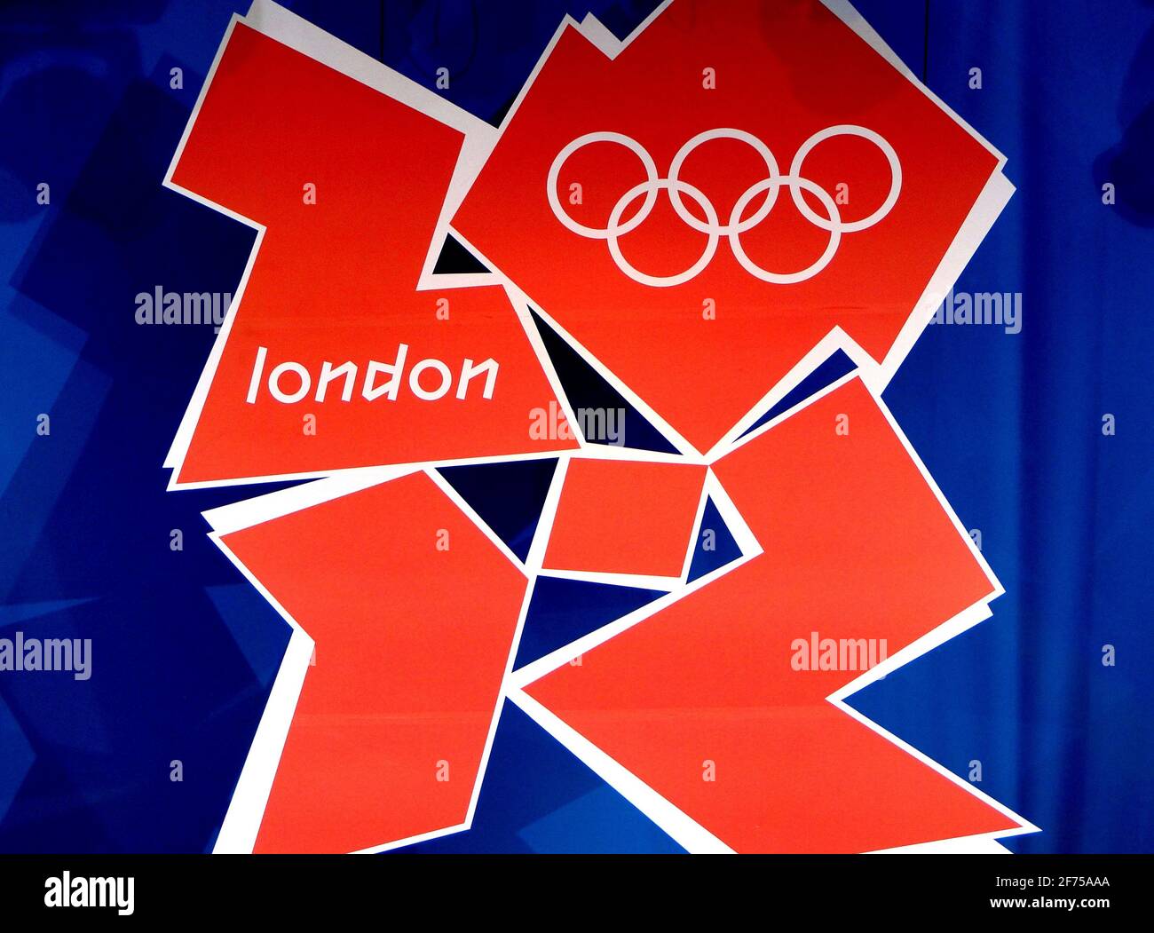 One tear to go! - Concert on Trafalgar square 1 year before Olympic games 2012, London, UK Stock Photo