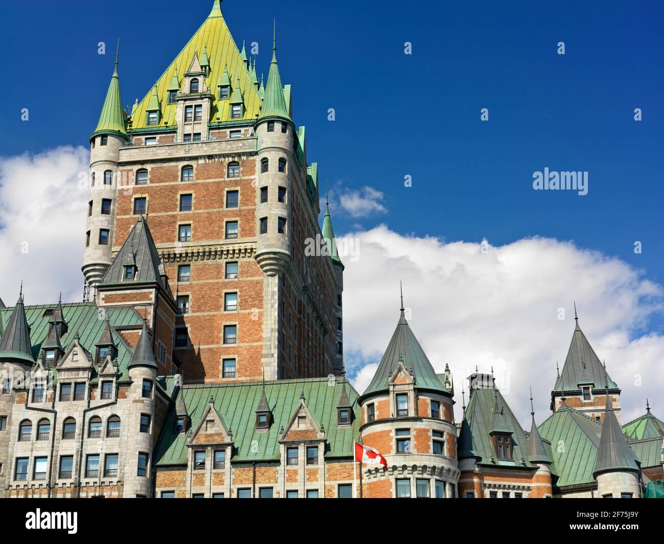 Canada,Quebec,Quebec City,Chateau Frontenac Stock Photo
