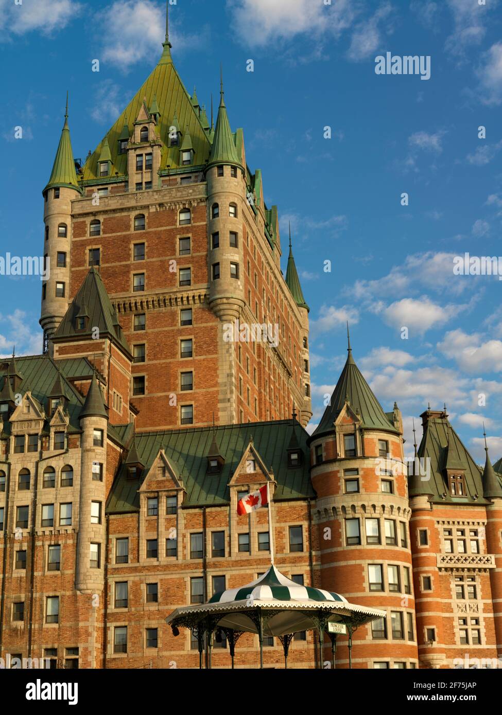 Canada,Quebec,Quebec City,Chateau Frontenac Stock Photo