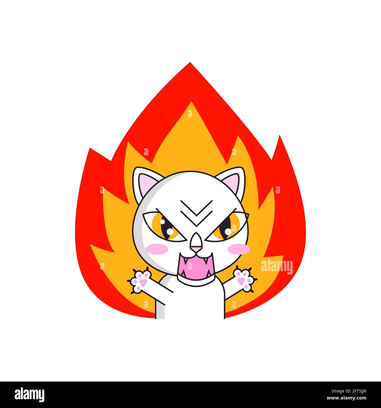 Angry Cat Meme | Postcard