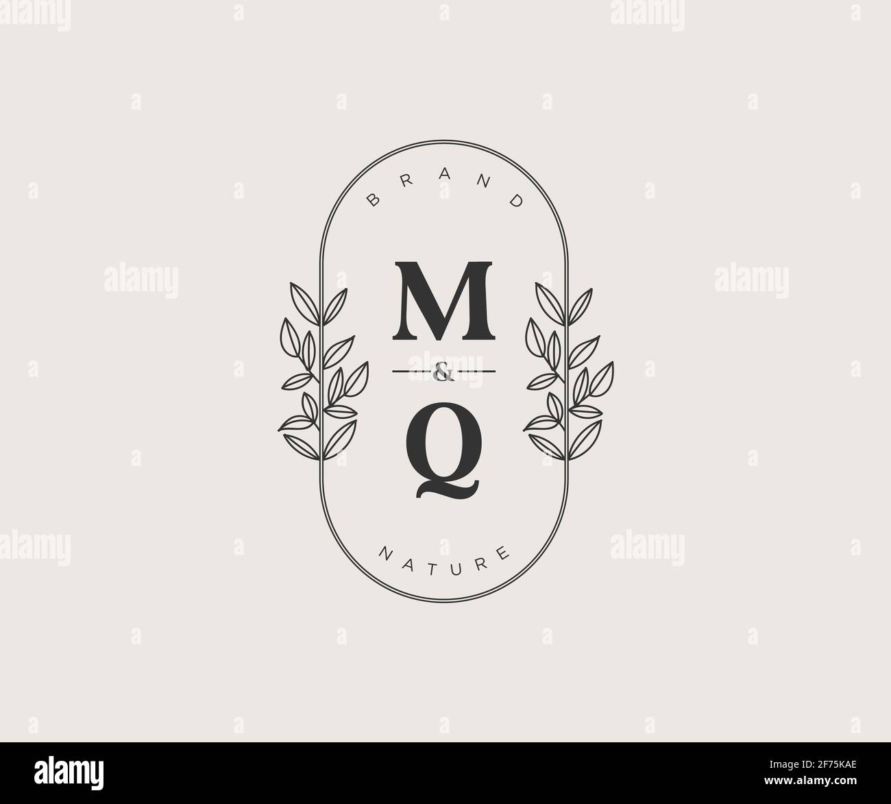 Mq letters Stock Vector Images - Alamy