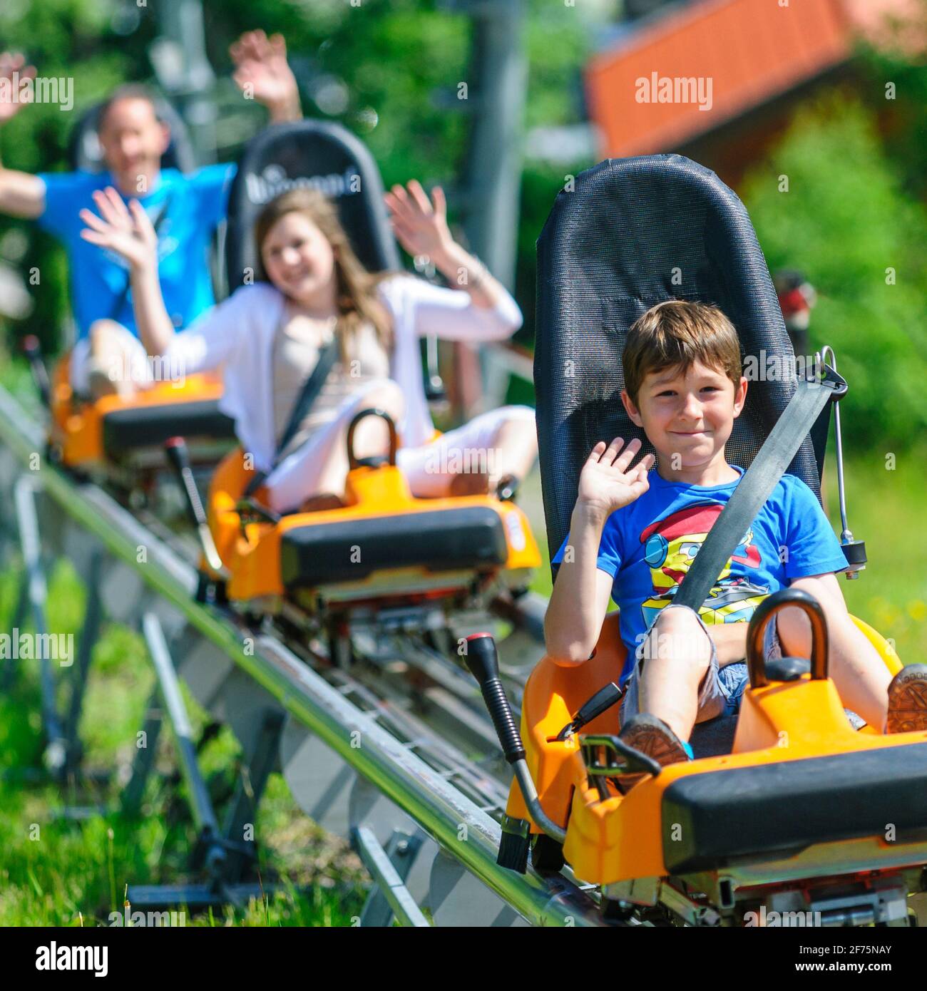 Toboggan run in summer hi-res stock photography and images - Alamy