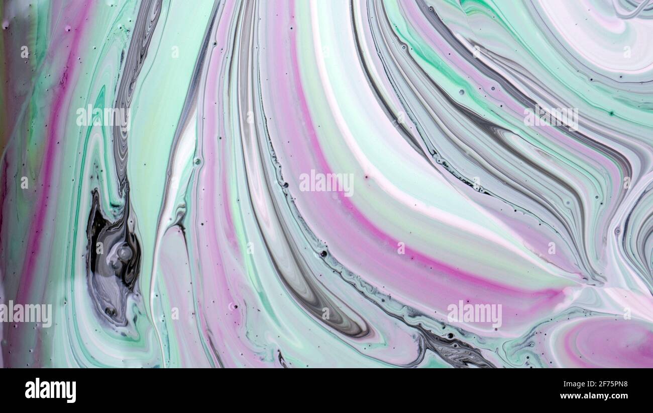 The colors of the aqueous ink are translucent. Abstract multicolored ...