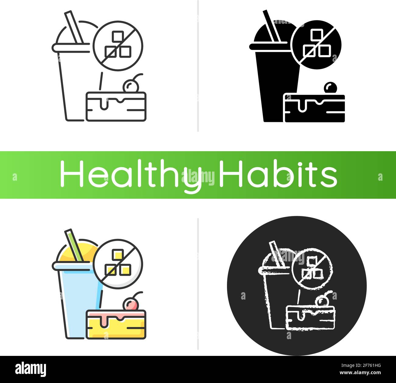 No added sugar icon Stock Vector Image & Art - Alamy