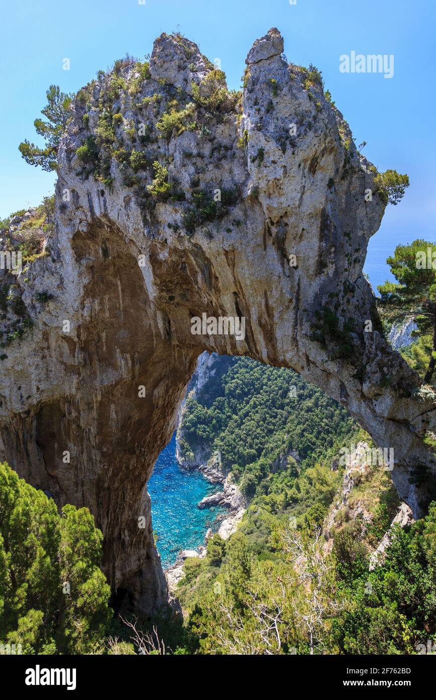 Natural arch capri hi-res stock photography and images - Alamy