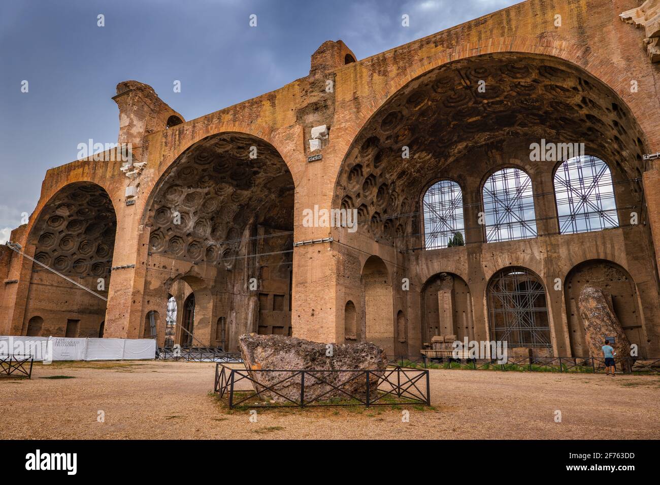 Basilica of maxentius hi-res stock photography and images - Alamy