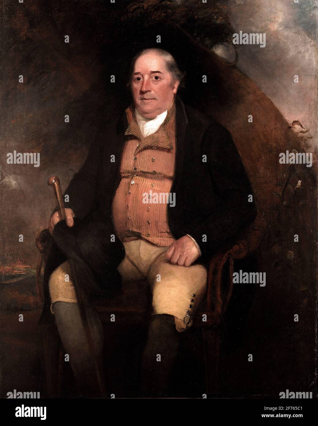 Benjamin Jesty (c. 1736 – 16 April 1816) was a farmer at Yetminster in Dorset, England - contributor to the linkage of cowpox and smallpox. Stock Photo