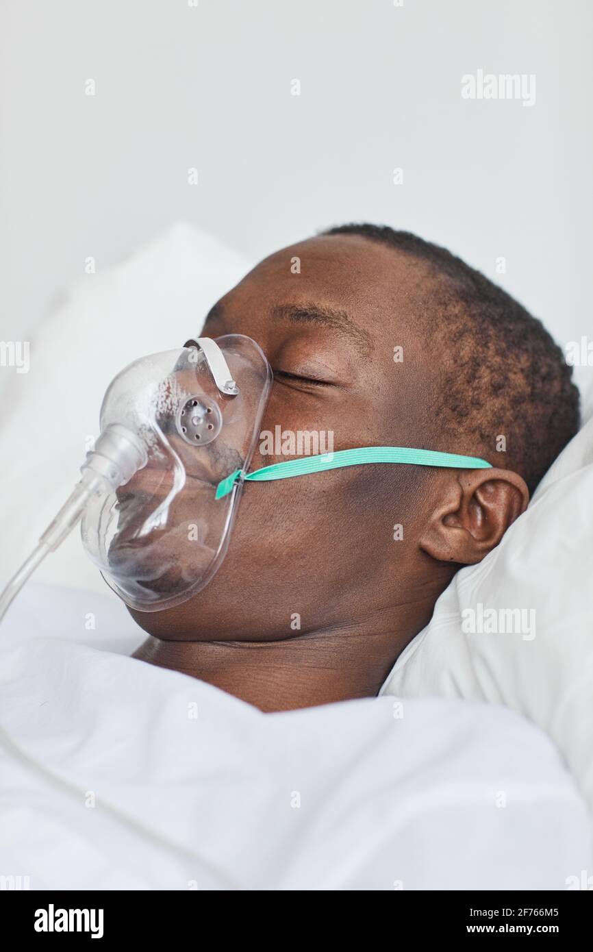 Person 2024 on oxygen