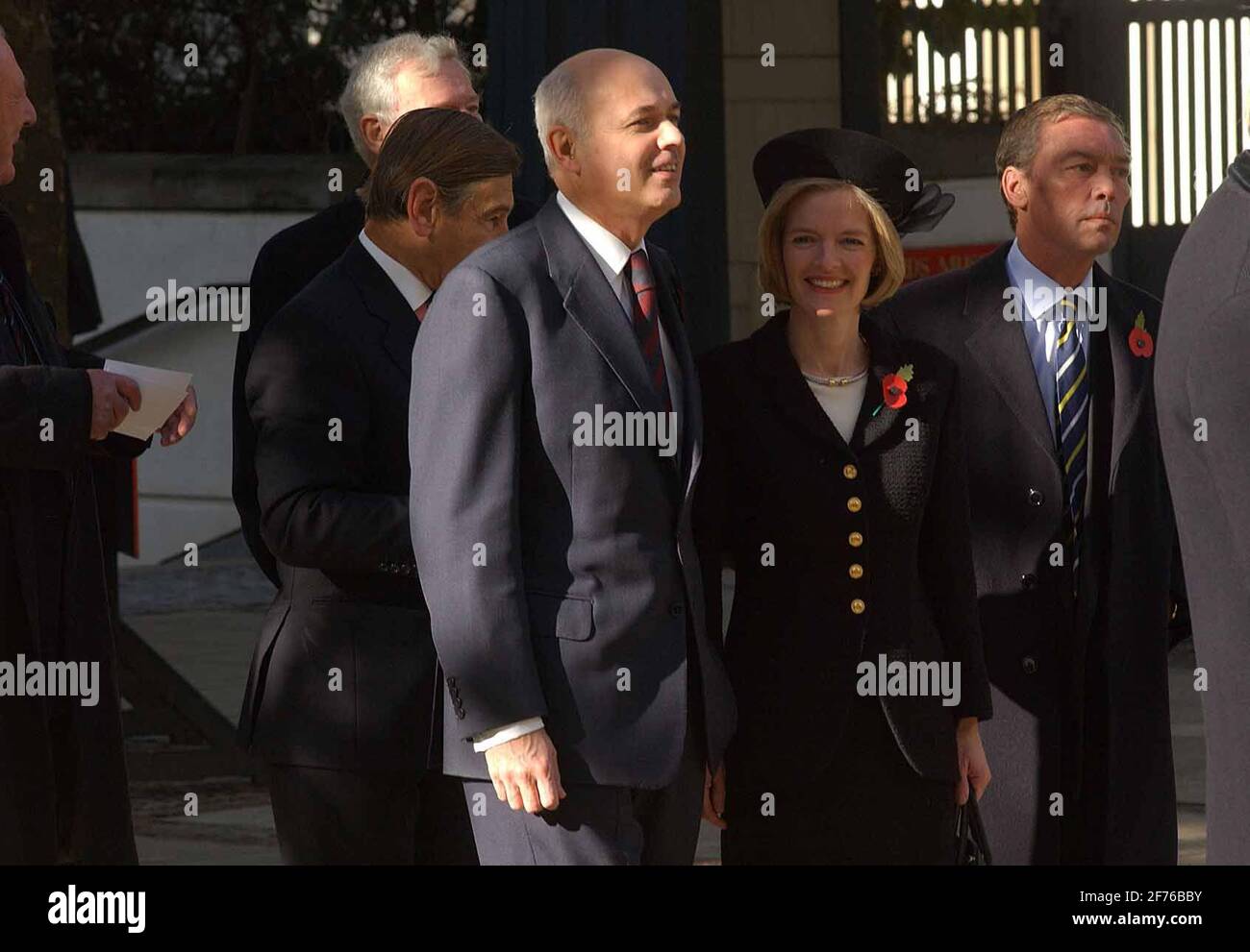 IDS AT THE MEMORIAL SERVICE  FOR DENIS THATCHER.30/10/03 PILSTON Stock Photo