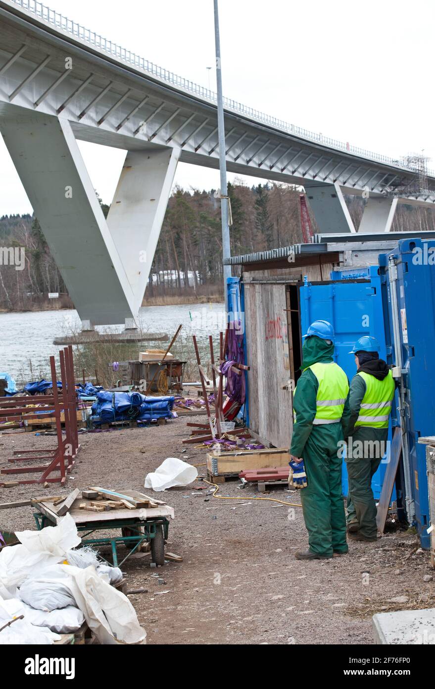 The construction of the Motala Bridge. With the advent of the Motala ...