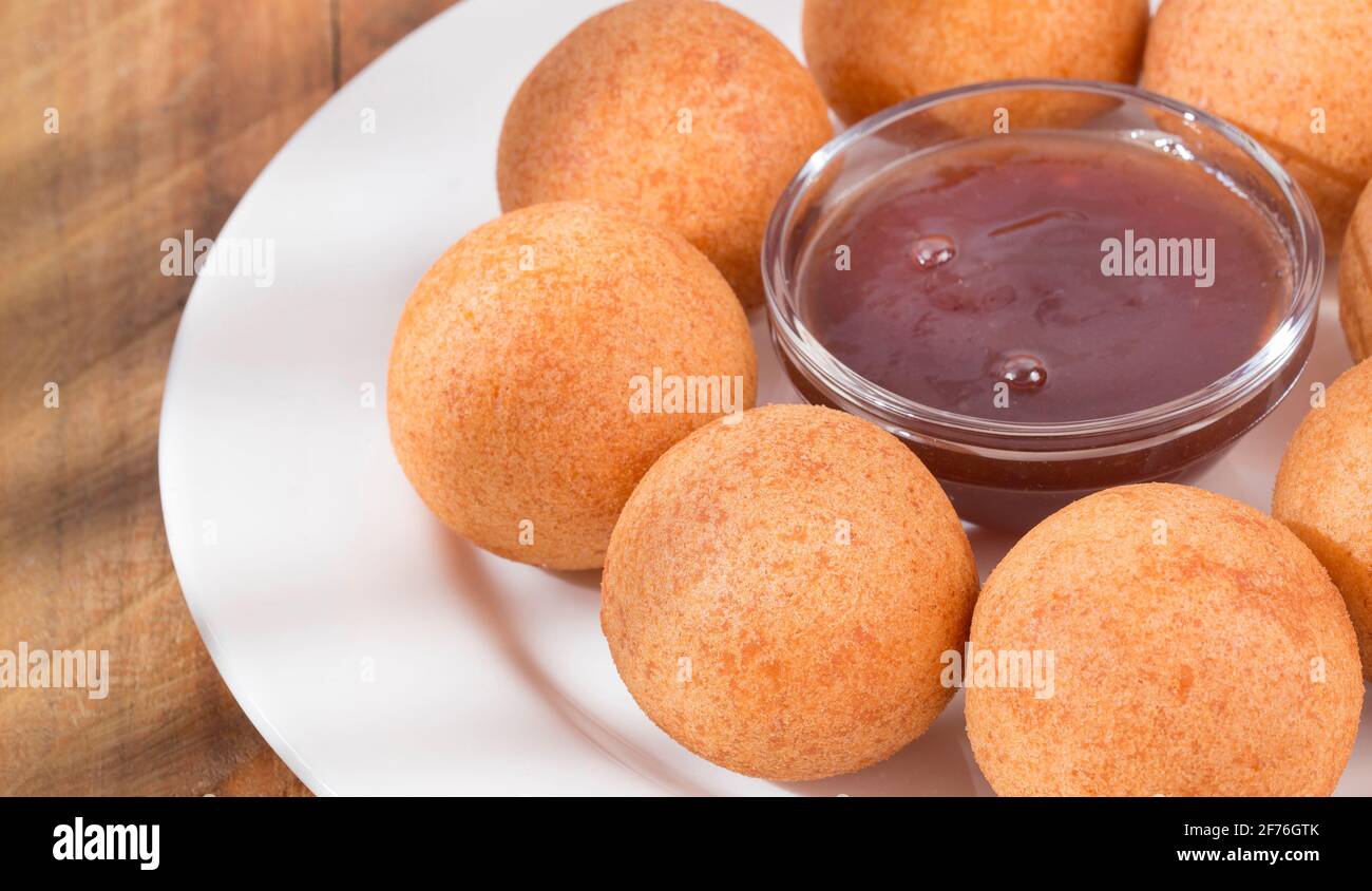 Traditional Colombian buñuelo Deep Fried Cheese Bread Stock Photo Alamy