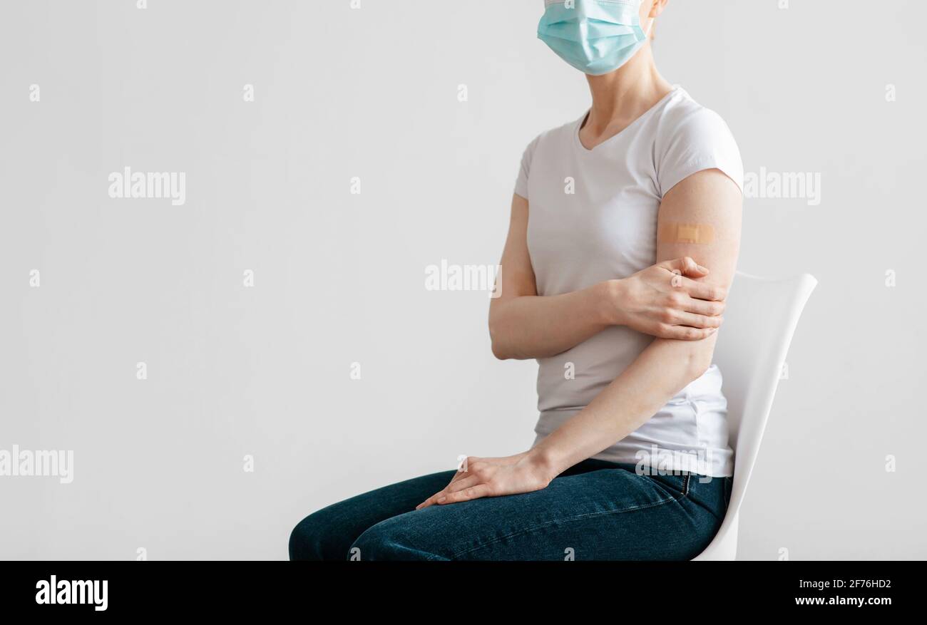 Immunization procedure, anti virus campaign and coronavirus prevention Stock Photo