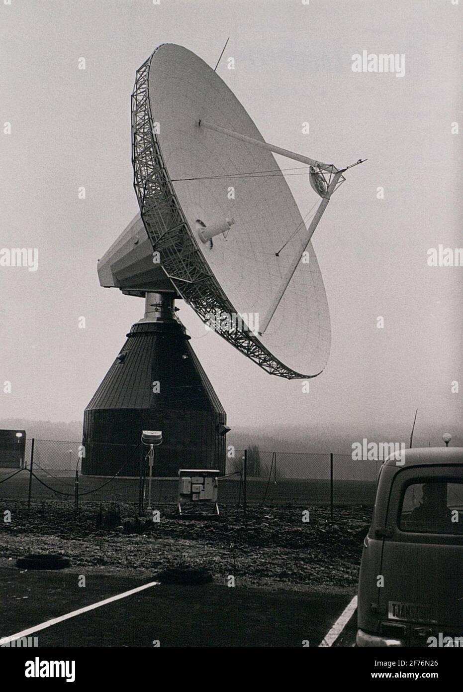 Tanum's soil station inaugurated in December 1971. Stock Photo