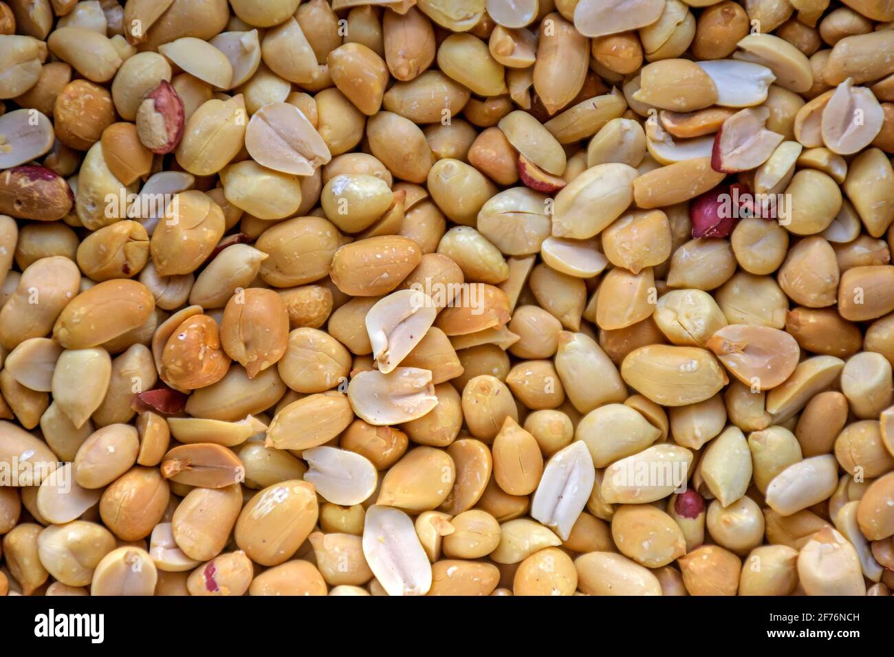 Roasted peanuts to be served as tastes like Stock Photo