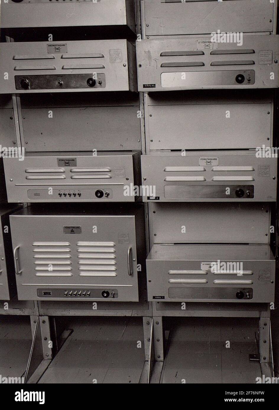Wire wireadio amplifiers. Stock Photo