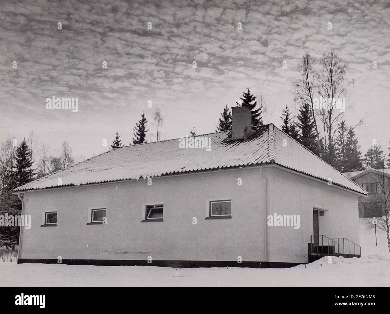 Vendelsö Automatic station year 1951. Exterior Stock Photo - Alamy