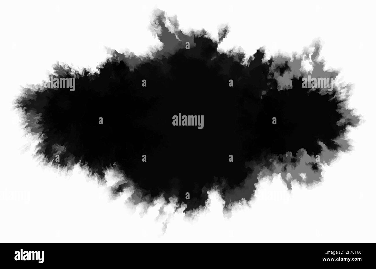 Round Ink Drop Ink drop. Round, ragged inkblot. Vector illustration Stock Vector Image ...