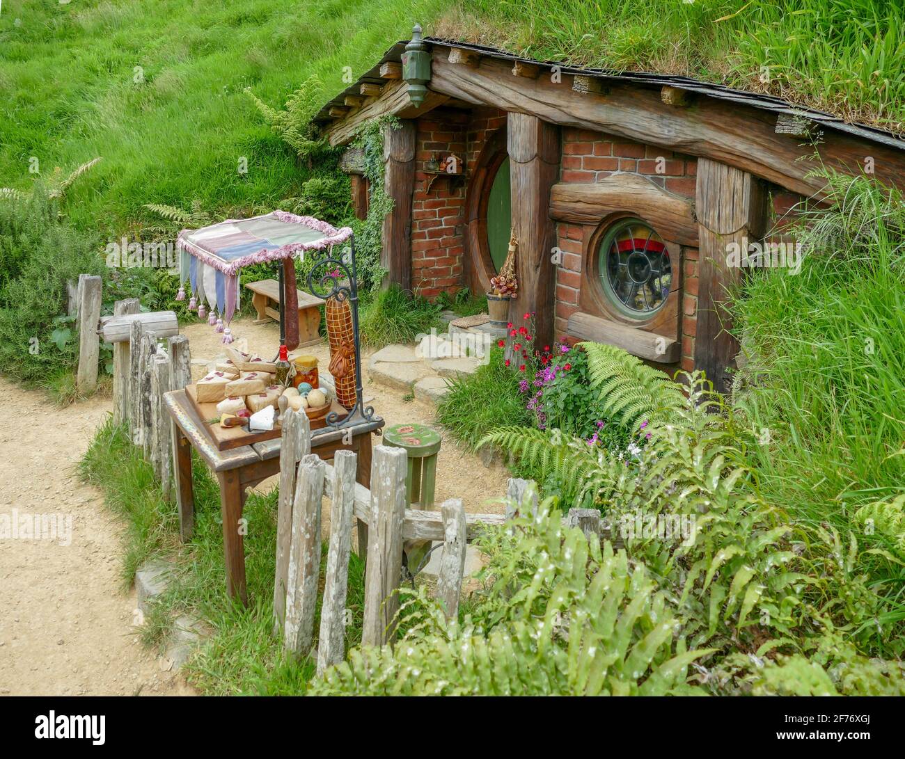 Idyllic scenery at The Shire represented by a region near Matama at the ...