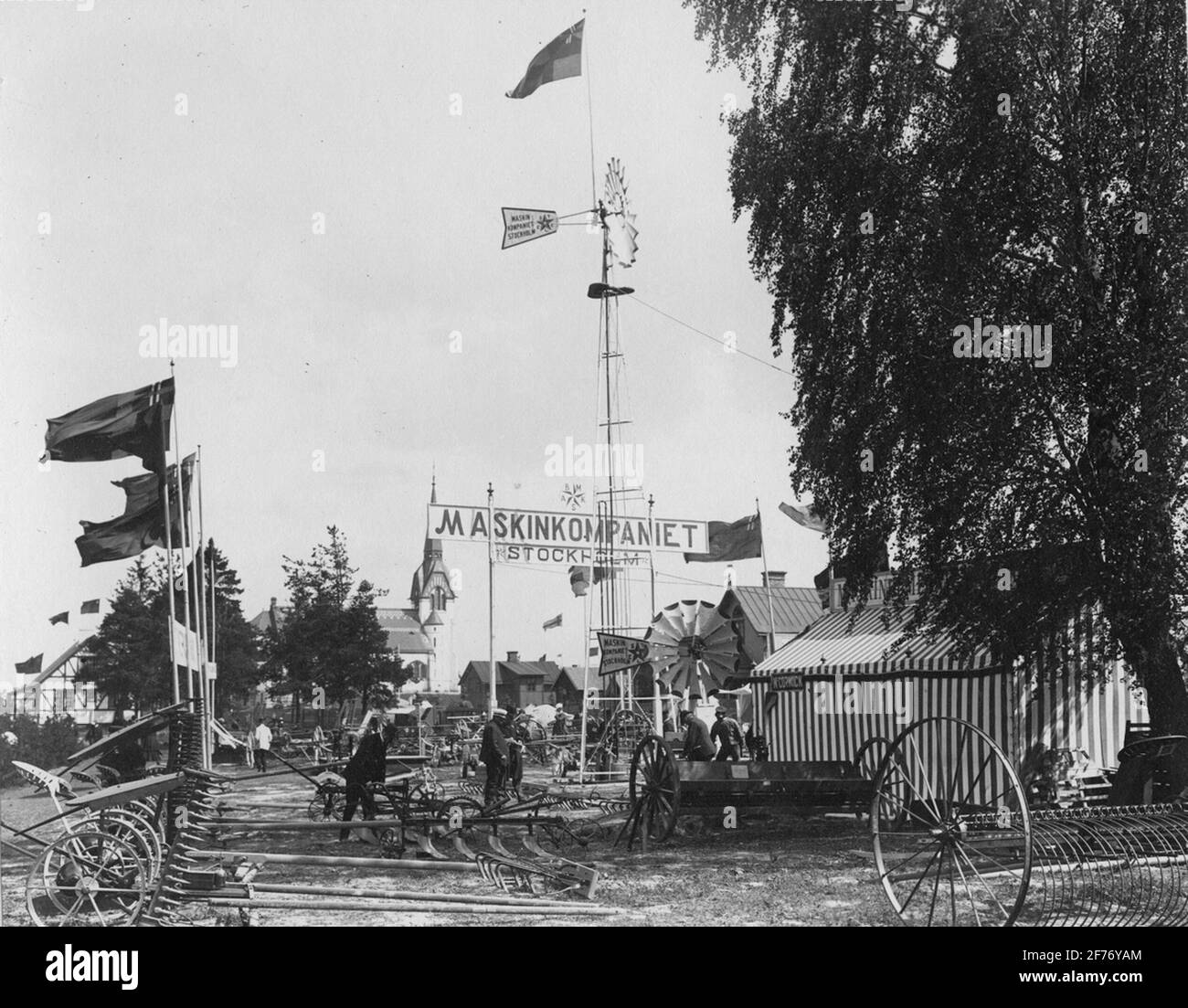 The agricultural exhibition in Katrineholm 1904 Stock Photo Alamy