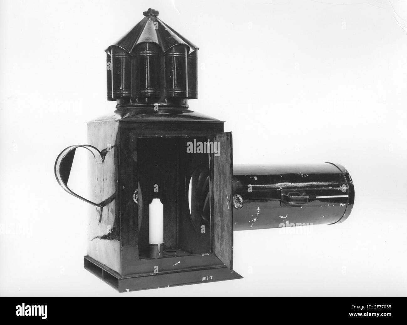 The latest magicaprojector from the last half of the 1700s. Stock Photo
