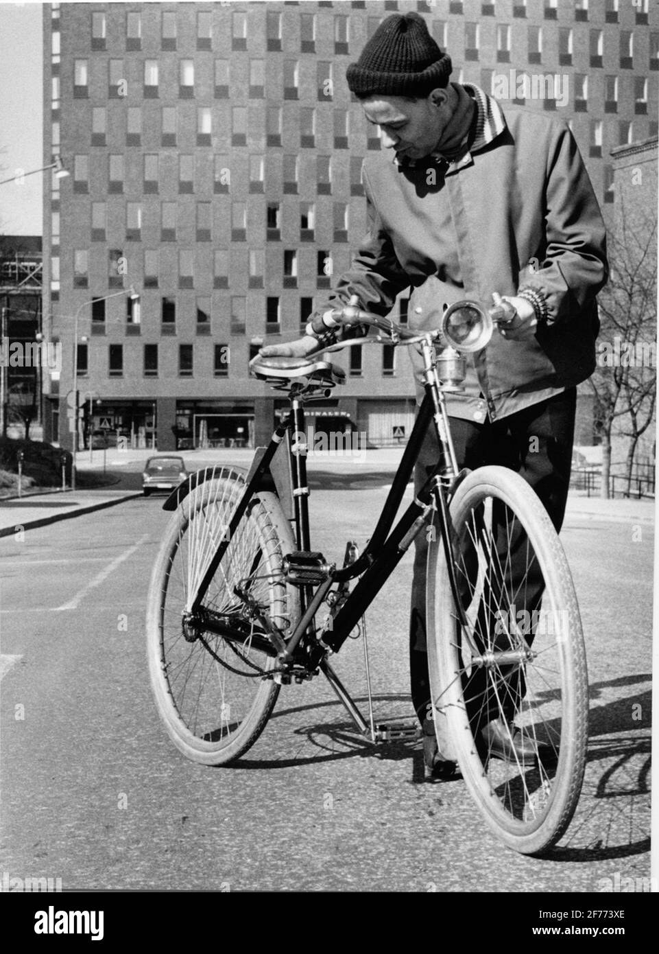 Sveacykel, renovated in 1968. Owner Stig Mårtensson, Stockholm Stock