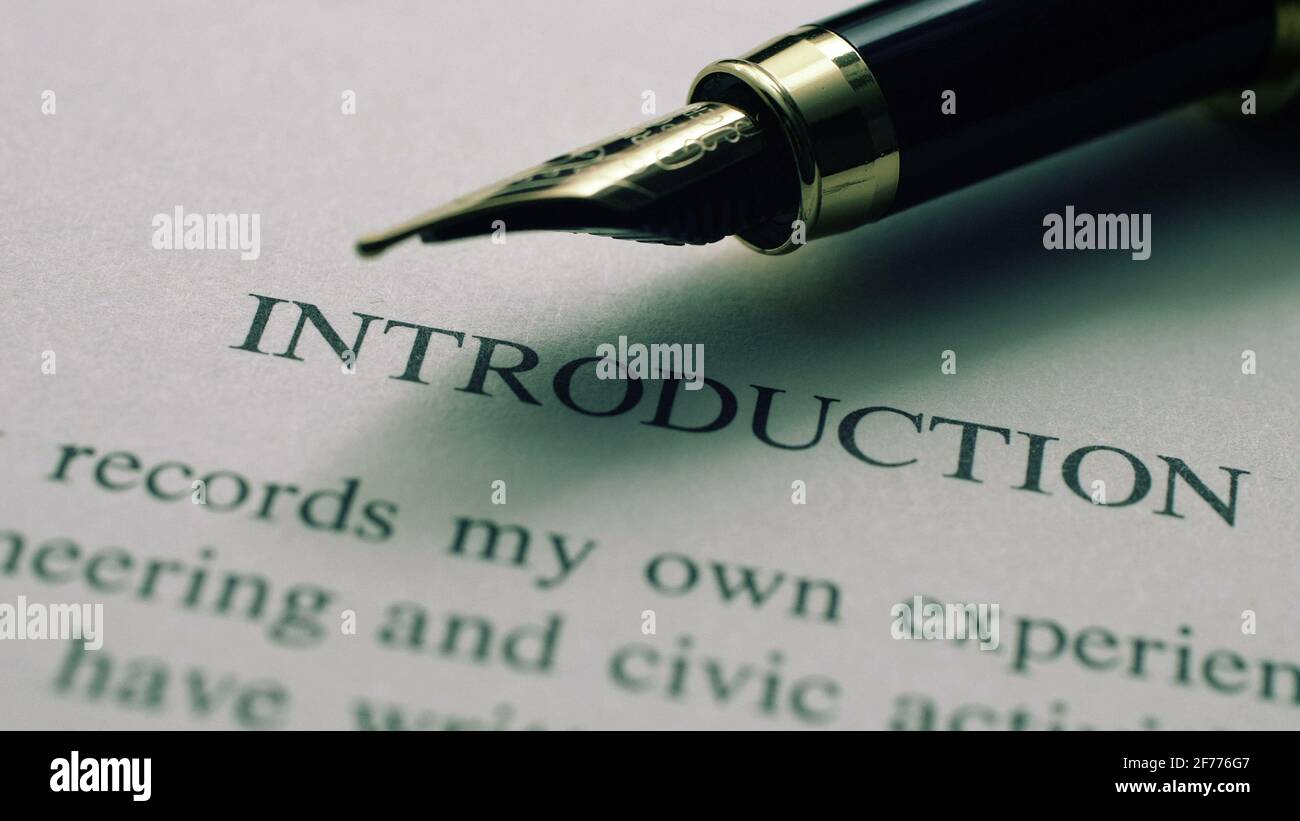 Welcome intro hi-res stock photography and images - Alamy