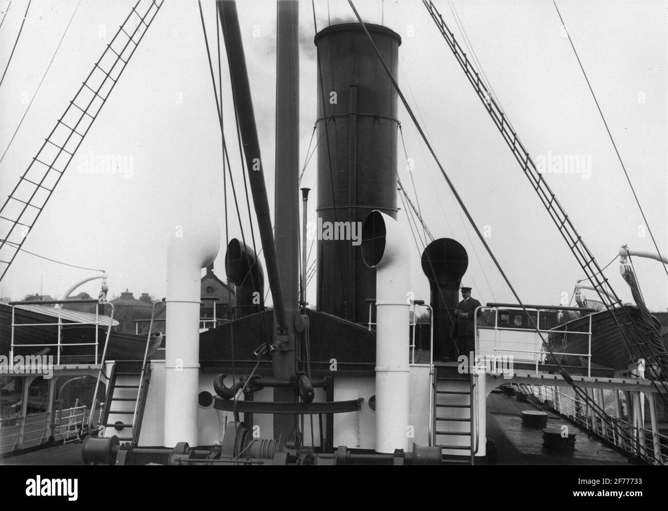 Icebreaker II. Built at Bergsund's mechanical workshop in Stockholm. Stock Photo