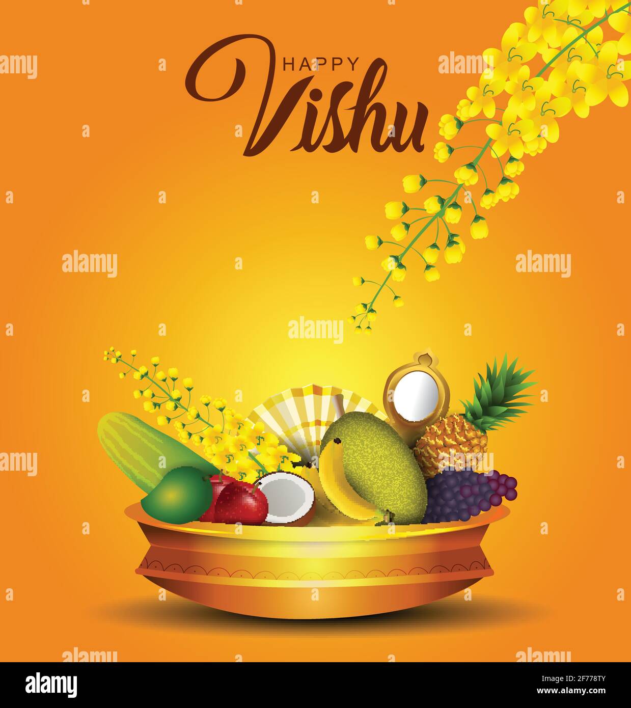 Happy Vishu greetings. April 14 Kerala festival with Vishu Kani ...