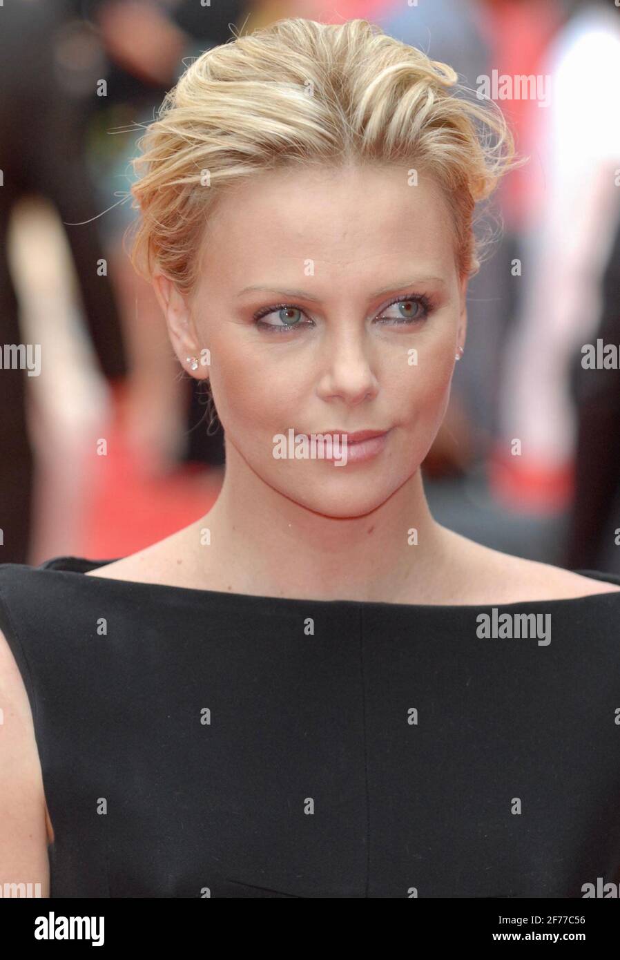 Charlize Theron, Gala Premiere of 'Hancock', Vue West End, Leicester Square, London. UK Stock Photo