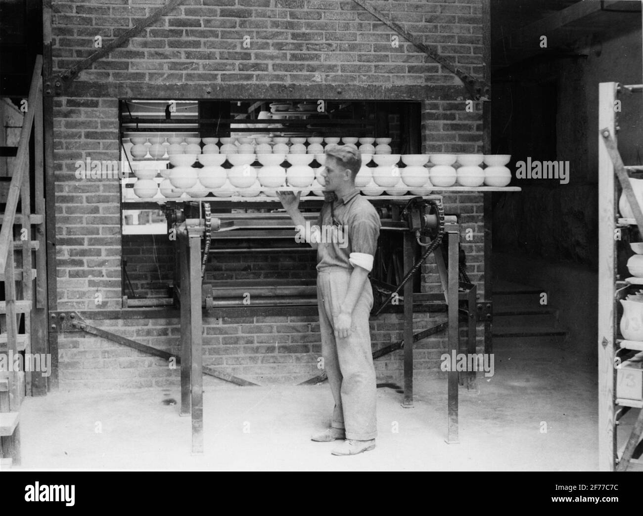 Gustavsberg's porcelain factory. Godshaject Stock Photo Alamy