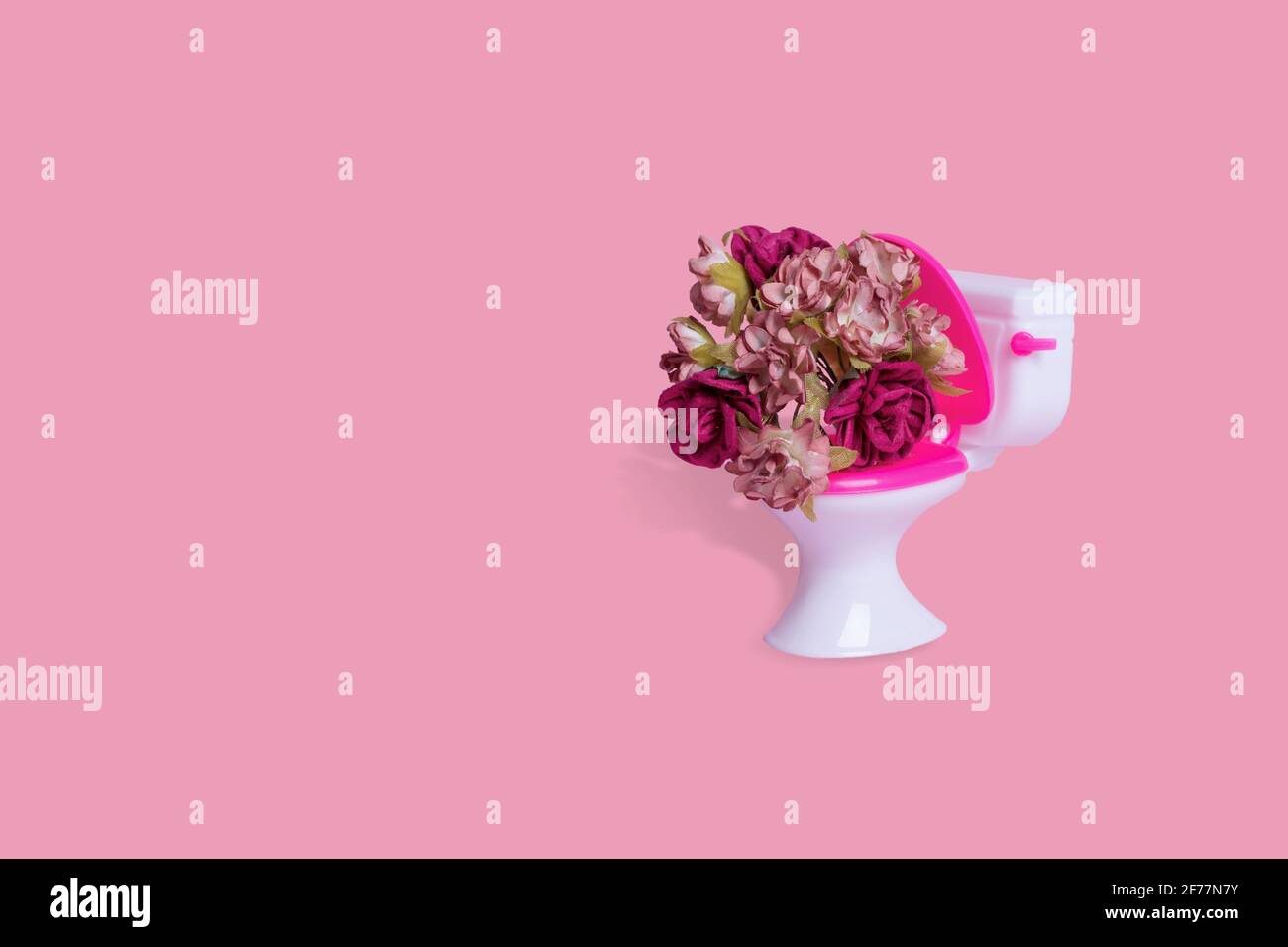 Toilet bowl flower hi-res stock photography and images - Alamy