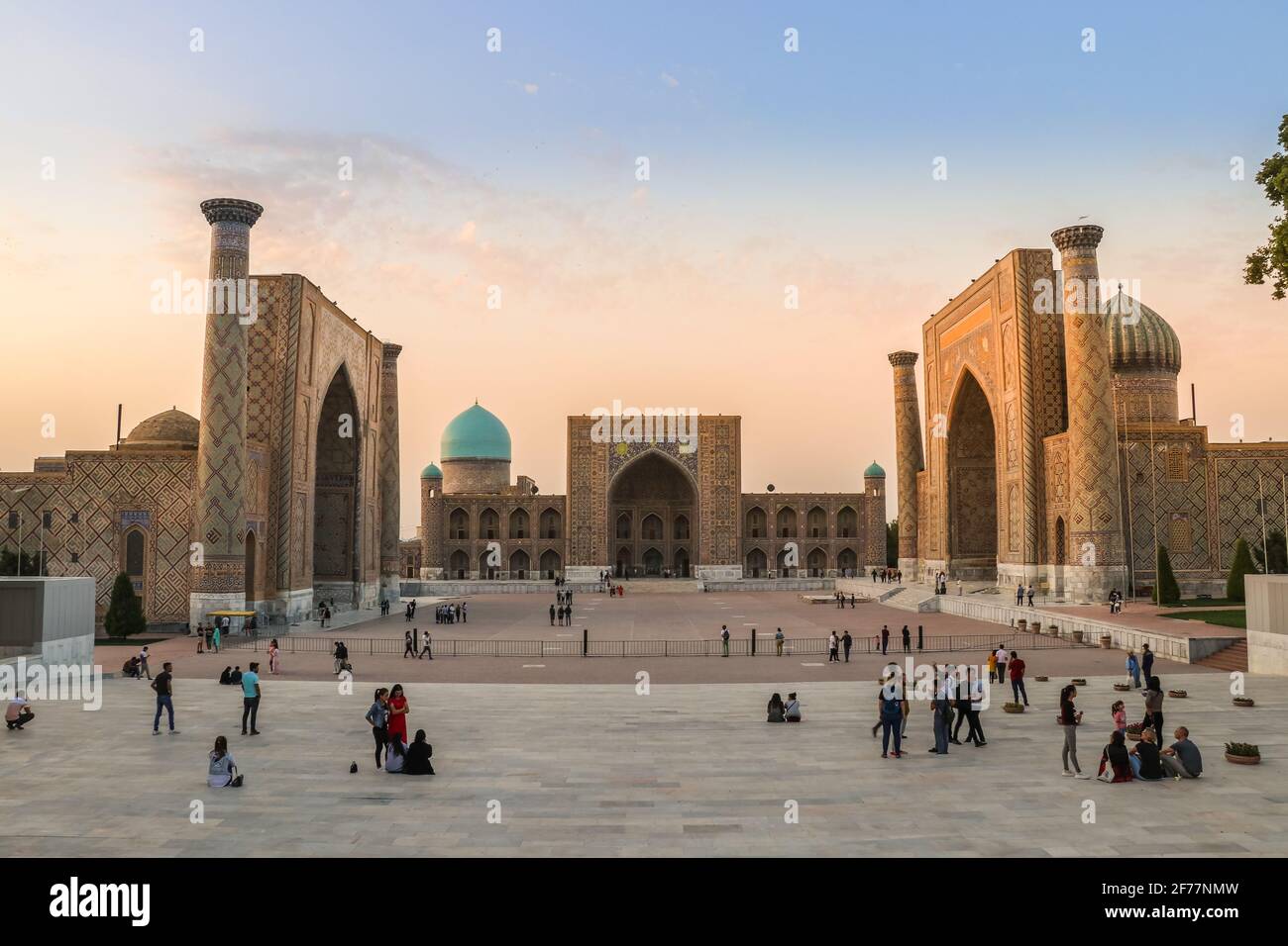 The beautiful city of Samarkand, Uzbekistan Stock Photo