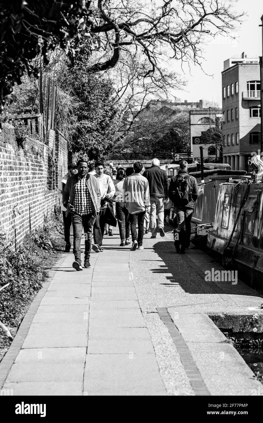 London canals and Kings Cross Stock Photo Alamy