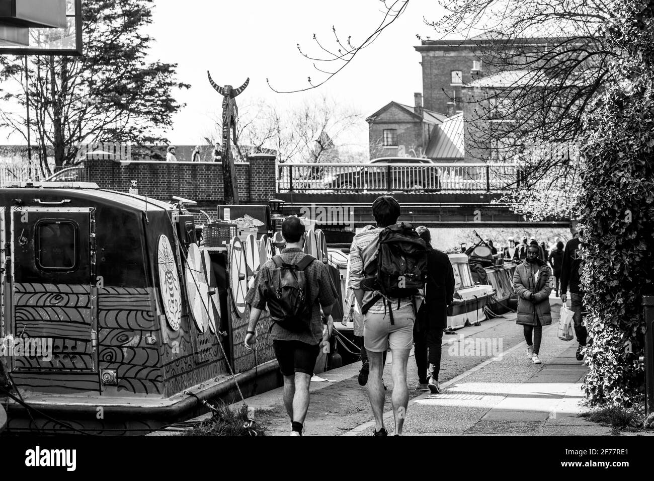London canals and Kings Cross Stock Photo Alamy