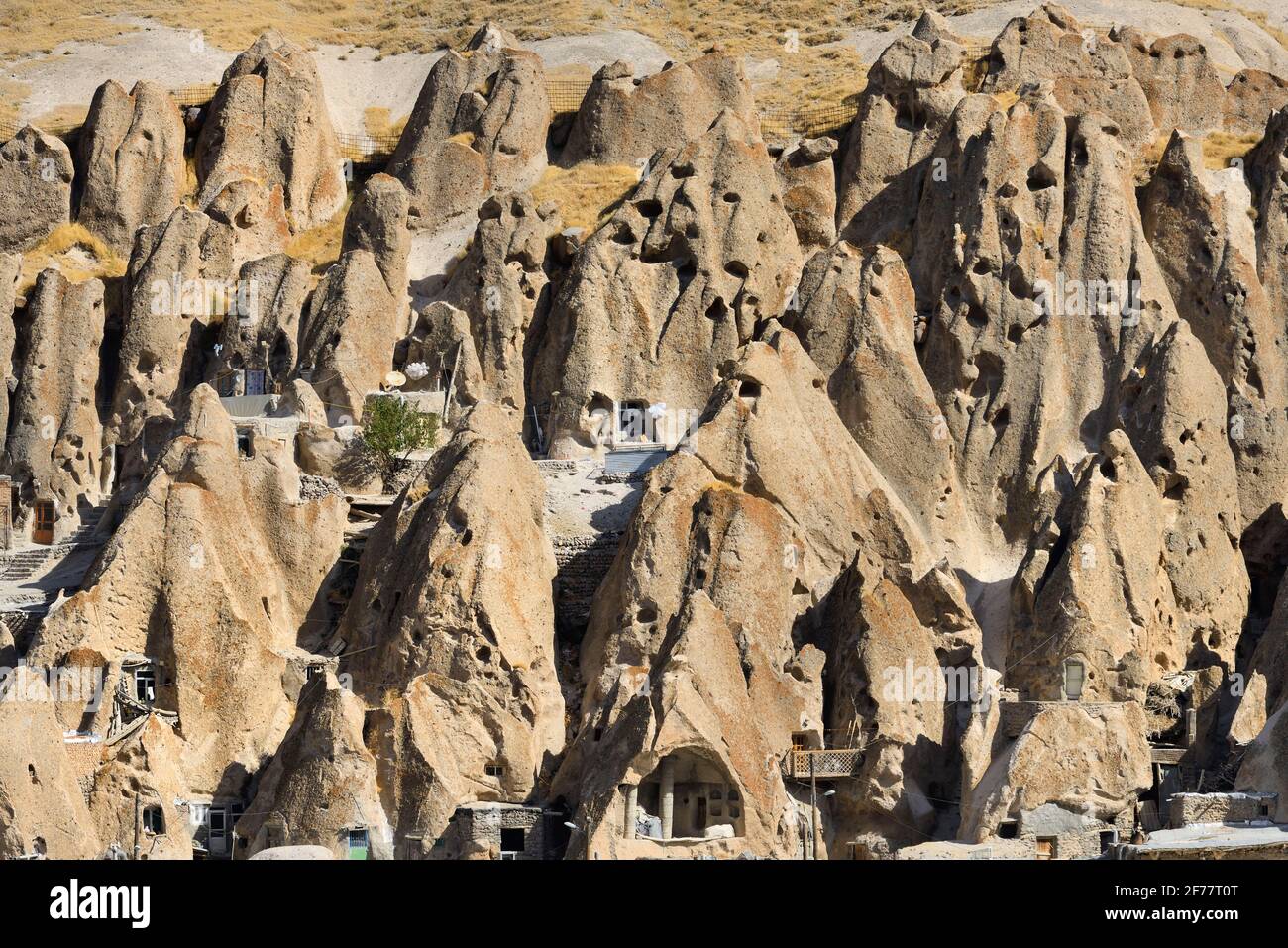 Iran, East Azerbaijan province, Kandovan troglodyte village Stock Photo
