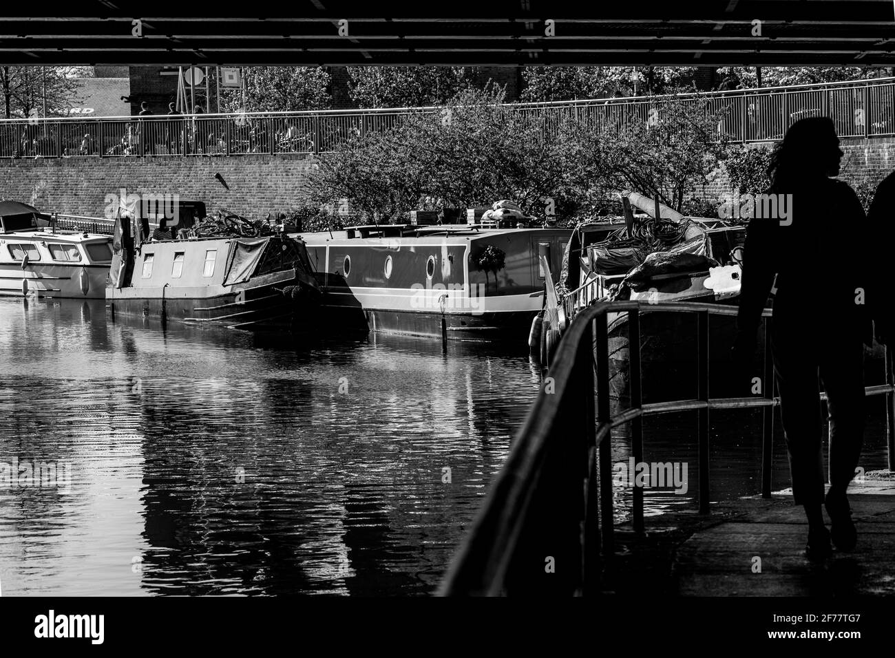 London canals and Kings Cross Stock Photo Alamy