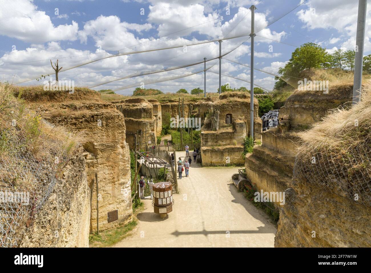 France, MaineetLoire, DouélaFontaine, the zoo bioparc, The Great South American Aviary Stock