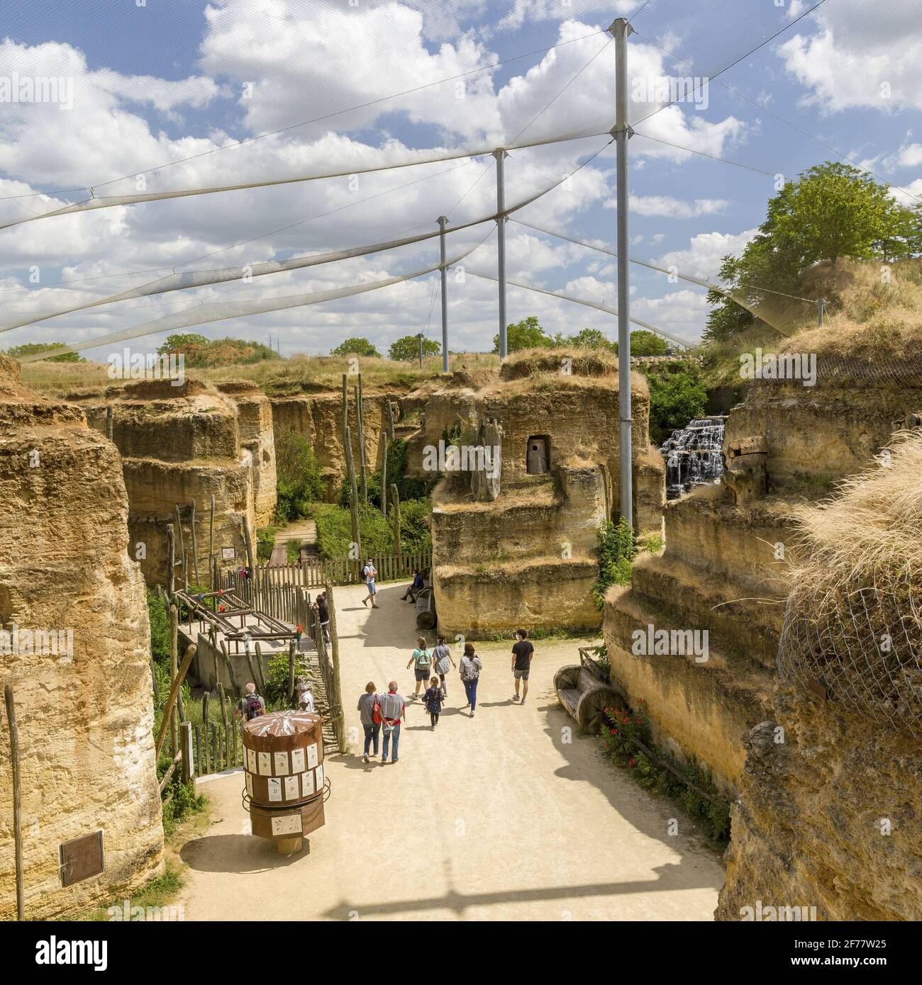France, MaineetLoire, DouélaFontaine, the zoo bioparc, The Great South American Aviary Stock
