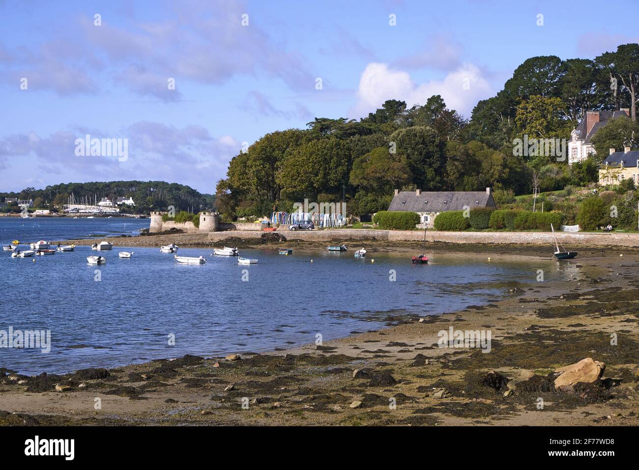 France Morbihan Gulf Of Morbihan Arradon The Port Of Pen Er Men France Morbihan Gulf Of Morbihan Arradon The Port Of Pen Er Men