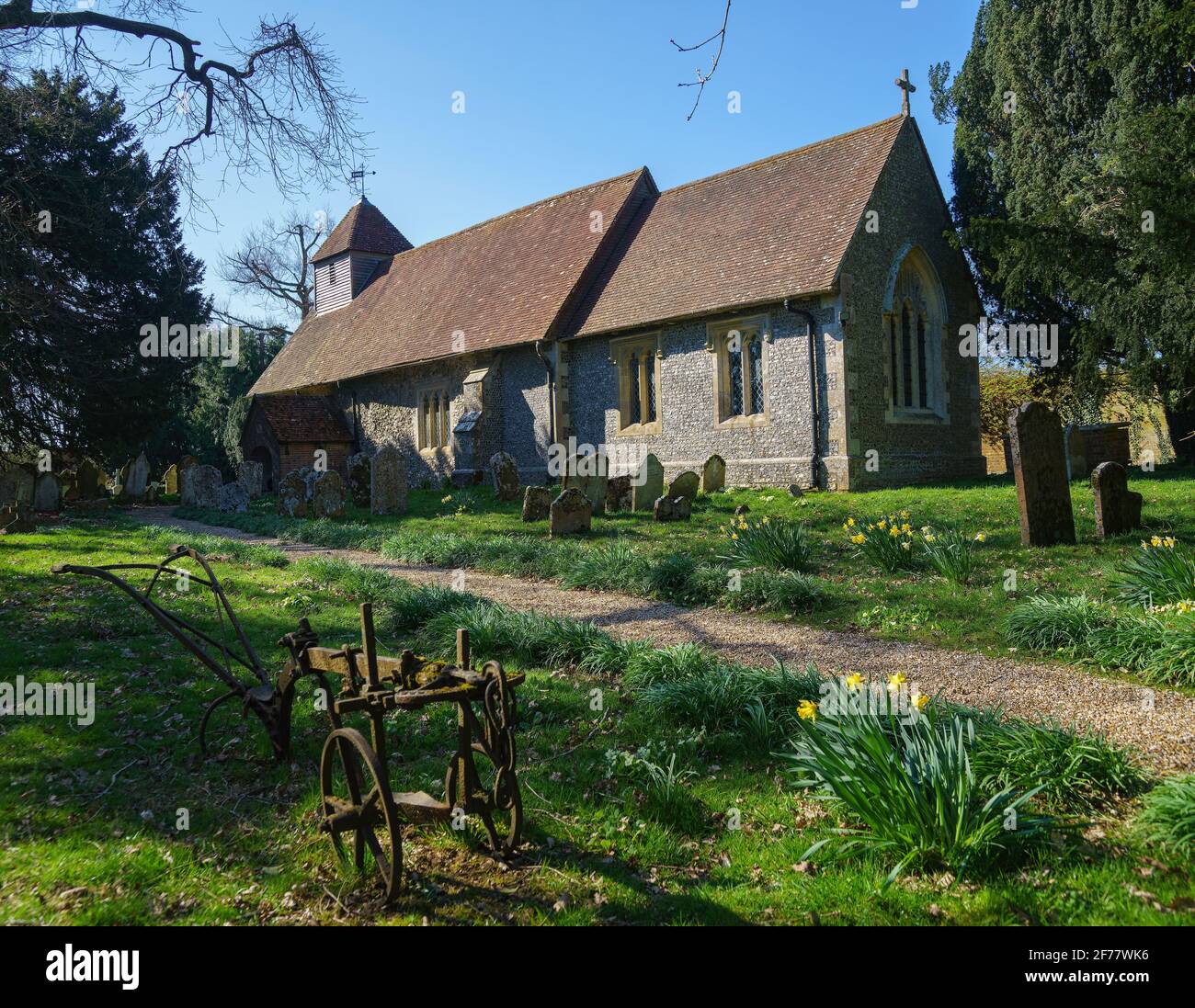 St. Mary Magdalene Church, West Tisted, Hampshire, UK Stock Photo Alamy