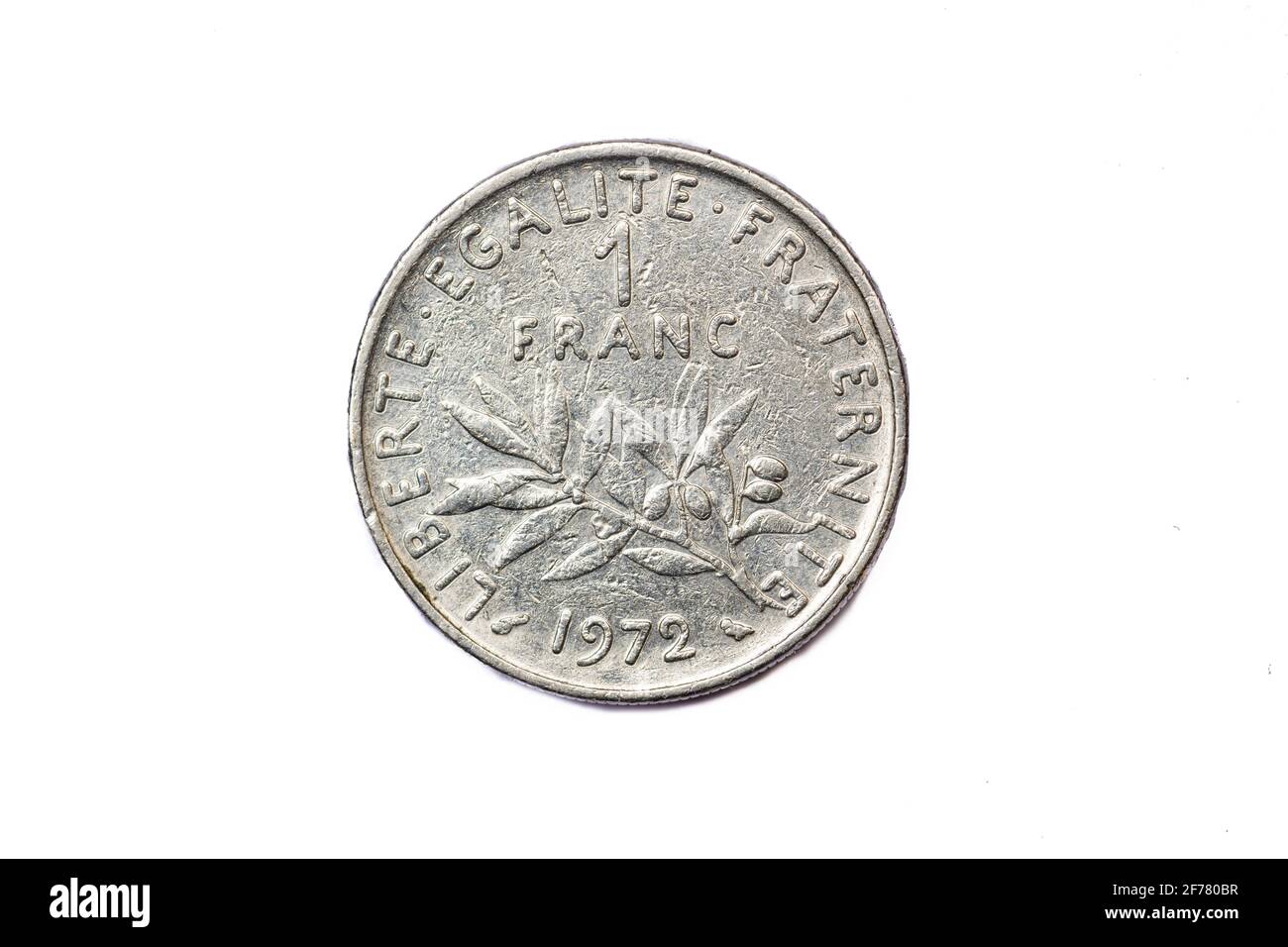 France, old official money, francs Stock Photo