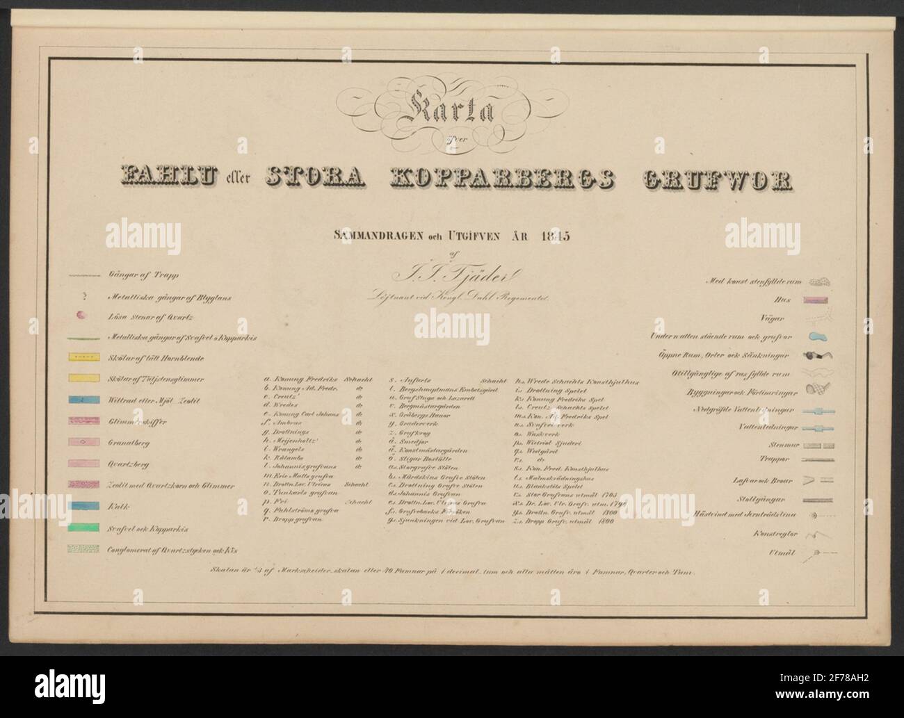 Large copper mountain chronology. Mining maps.ur Carl Sahlin's mountain