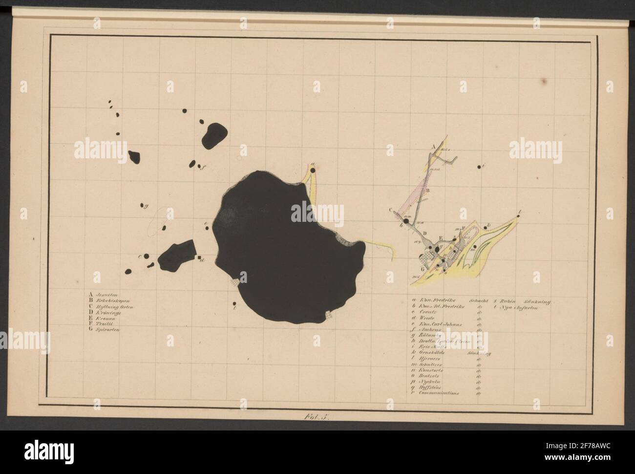 Large copper mountain chronology. Mining maps.ur Carl Sahlin's mountain