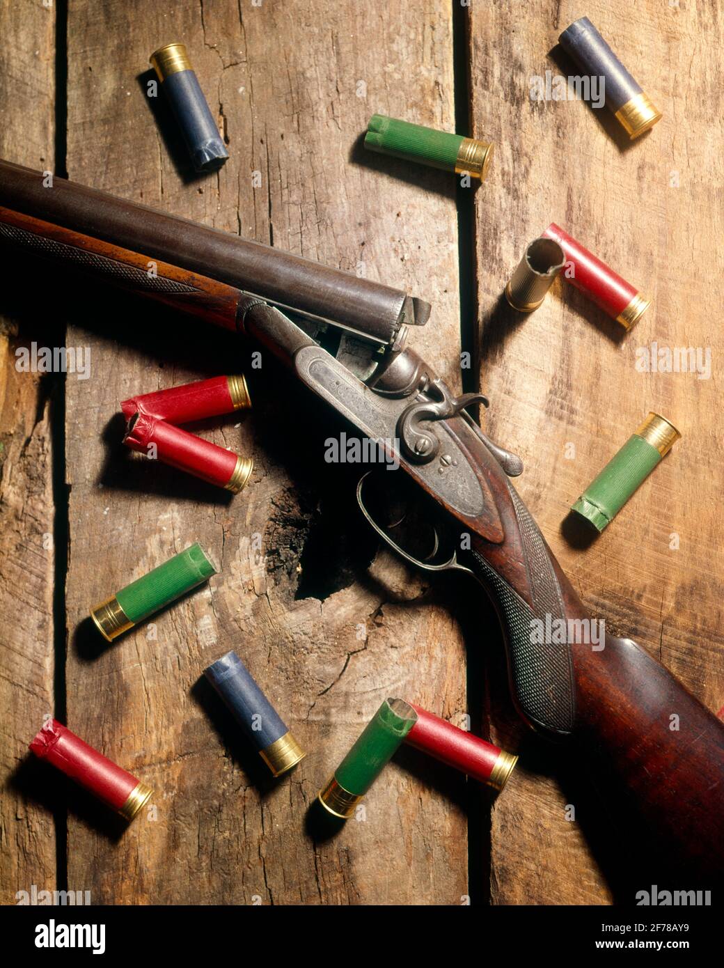 Vintage shotgun ammunition hi-res stock photography and images - Alamy