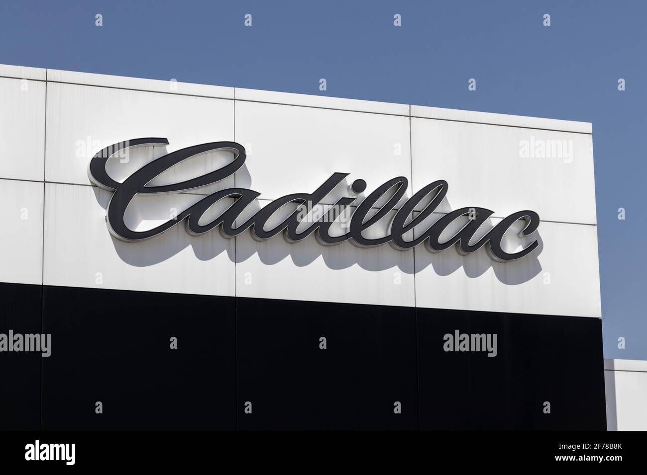 Lafayette Circa April 2021 Cadillac Motor Car logo. Cadillac is the